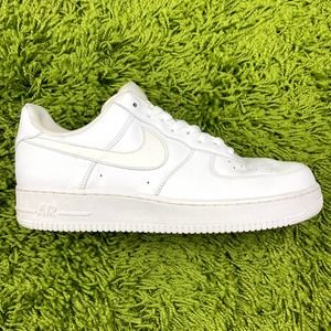 NIKE Air Force One 2006 Men Shoe Size 13 Low Top Triple White A383